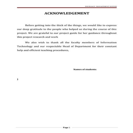 Insurance management system report on visual basic