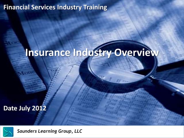 Insurance Industry Overview