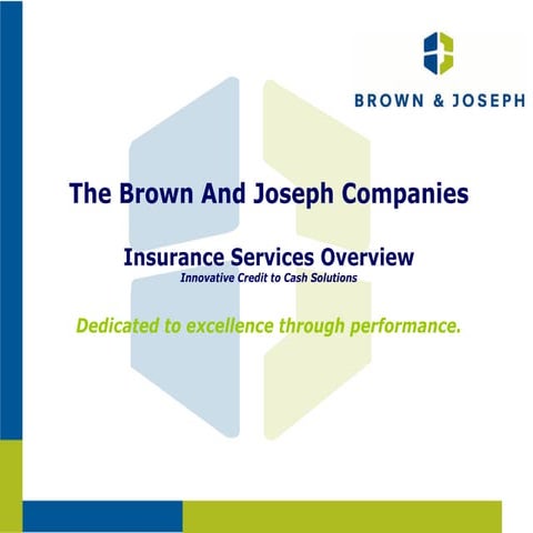 Insurance premium collection services presentation