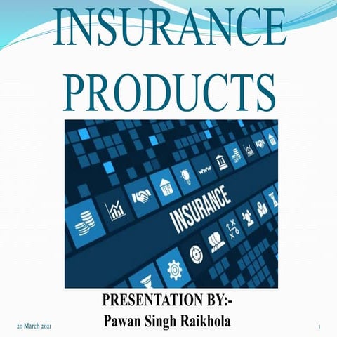 Insurance products