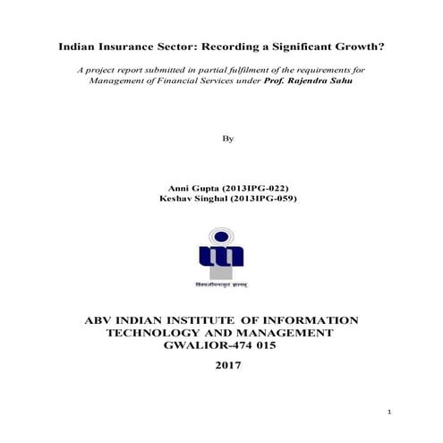 Indian Insurance Sector Market Analysis