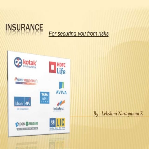 Insurance sector in india by lekshmi narayanank