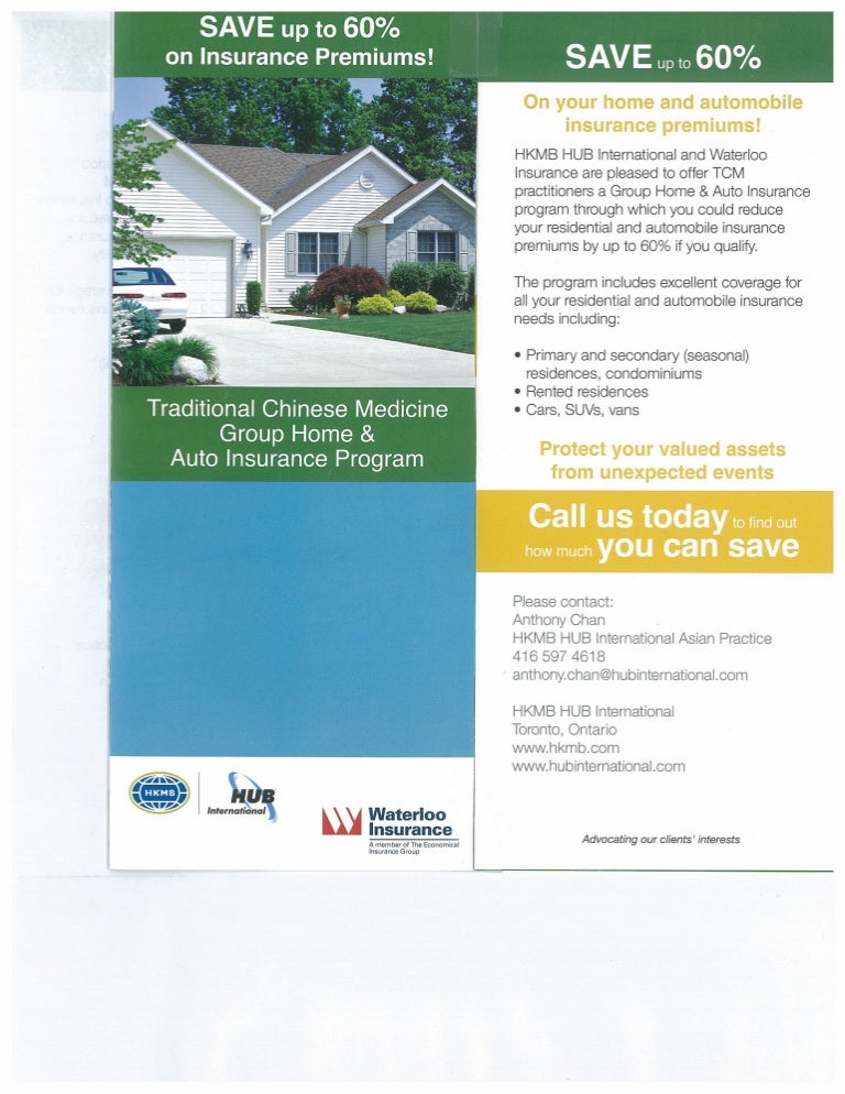 Insurance Tcm Brochure English
