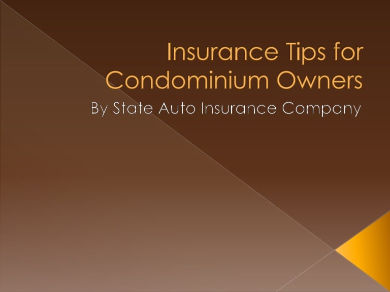 Insurance Tips for Condominium Owners