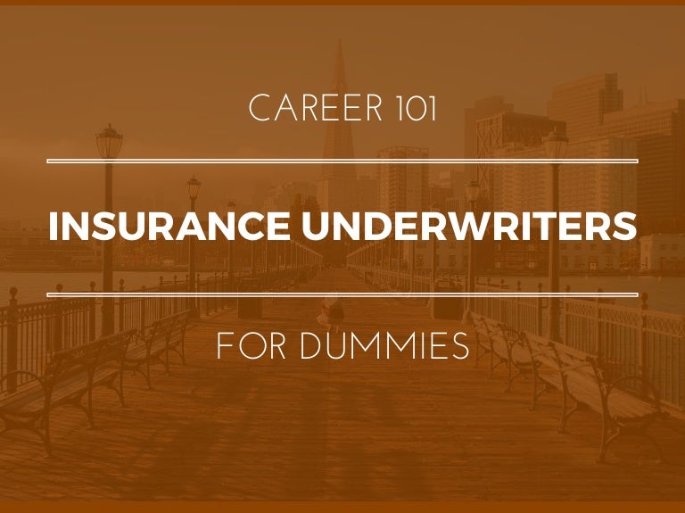 Insurance Underwriters for Dummies What You Need To Know In 15 Slid…