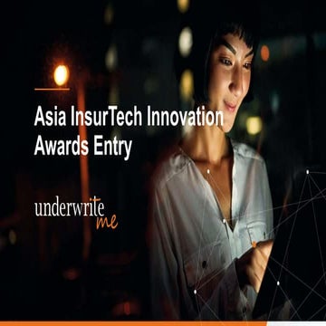 The Digital Innovation Award - UnderwriteMe