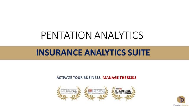 Asia Start-Up InsurTech Award 2017 - Pentation Analytics