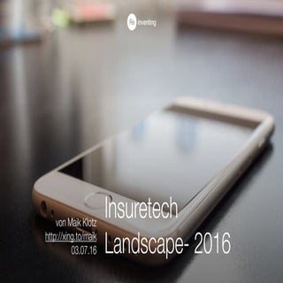 Insurtech landscape Germany