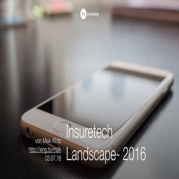 Insurtech landscape Germany