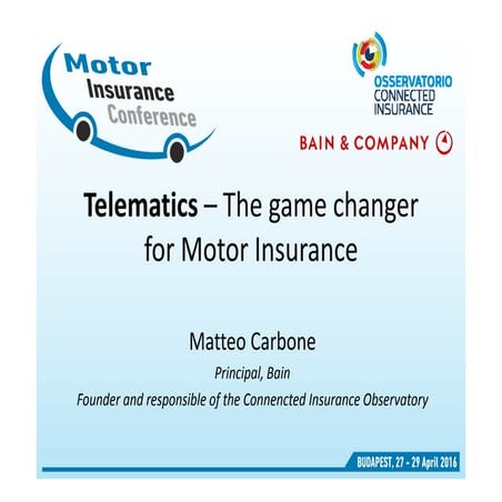 InsurTech the game changer for motor insurance