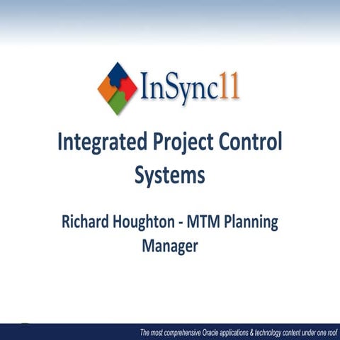 In Sync11 Project Controls System