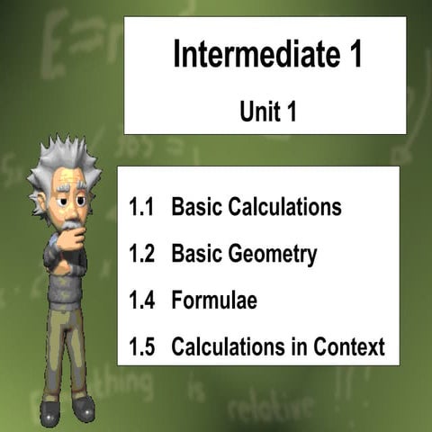 Int 1 Unit 1 Intro