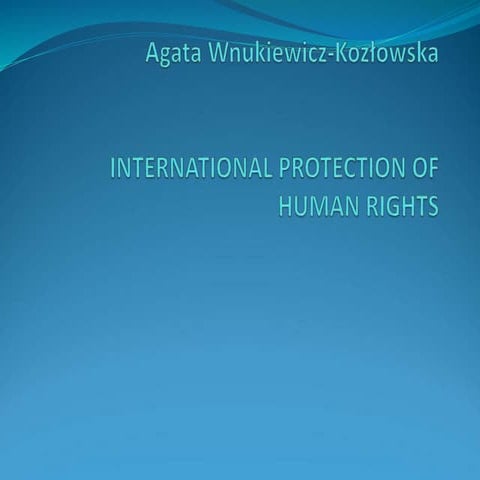 human rights power point presentation education