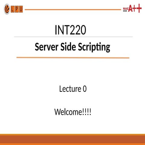 server side scripting lecture zero .pptx