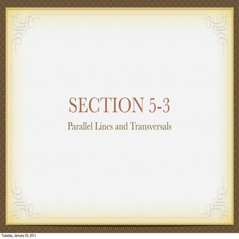 Int Math 2 Section 5-1 1011 | PDF