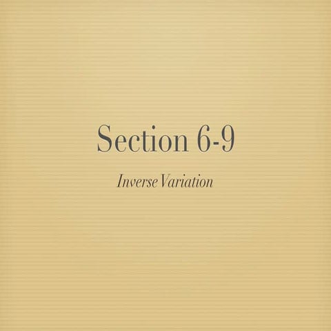 Integrated Math 2 Section 6-9