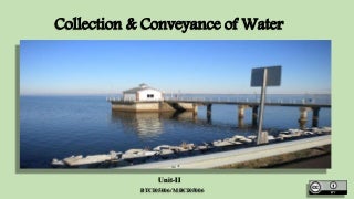 Collection and Conveyance of Water