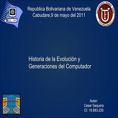 EVOLUCION DE LA COMPUTADORA | PPTX