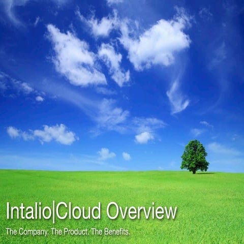 Intalio|Cloud Overview