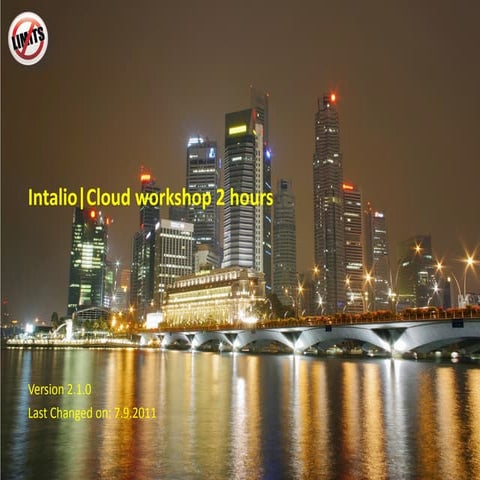 Intalio Cloud Workshop 