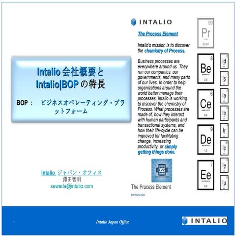 Intalio会社概要とIntalio Bopの特長 030109
