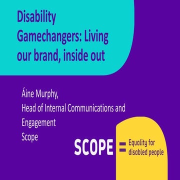 We’re all Disability Gamechangers: A storytelling approach to launch a ...