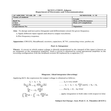 Linear Integrated Circuit 