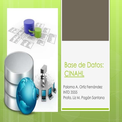 Presentacion CINAHL
