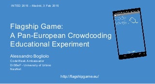 Flagship Game at INTED2015