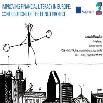 IMPROVING FINANCIAL LITERACY IN EUROPE: CONTRIBUTIONS OF THE EFINLIT ...