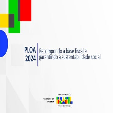 Brasil mais forte apresentação sobre o gov | PDF