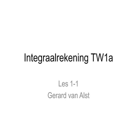 Integraalrekening 1415 1 1