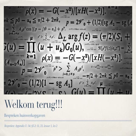 Integraalrekening 1 les 2