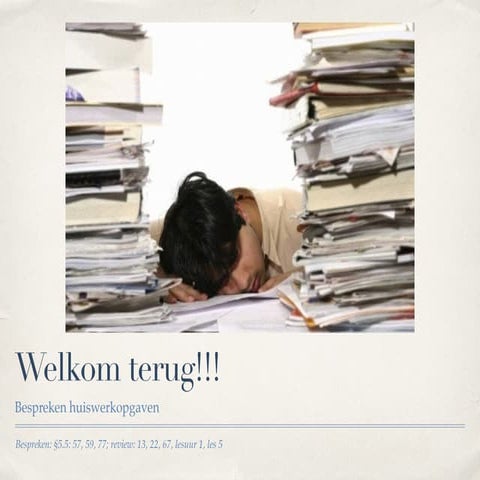 Integraalrekening 1 les 5