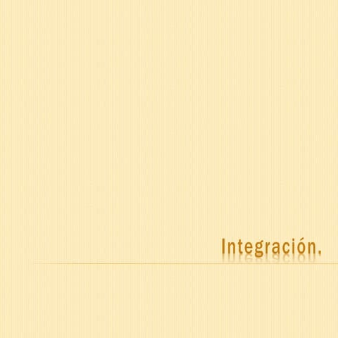 Integración (Como parte de la función administrativa en enfermería)