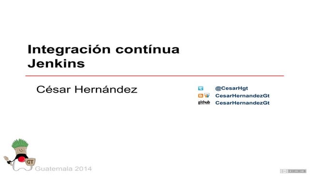 Integración contínua con Jenkins