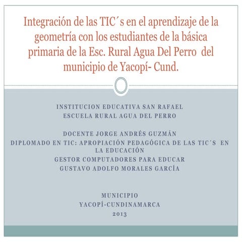PROYECTO DE GEOMETRIA | PDF