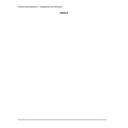 Integración de personal si