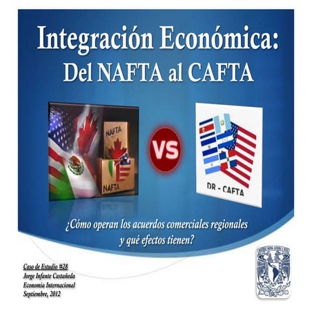 Integración Económica: Del NAFTA al CAFTA