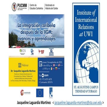 La integración caribeña después de la II GM