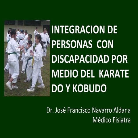 INTEGRACIÓN POR MEDIO DE LAS ARTES MARCIALES