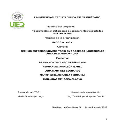 Integradora mabe | PDF