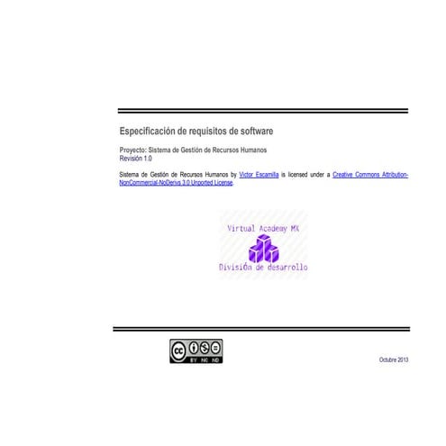 Ejemplo de ingeniería de software V 2.0