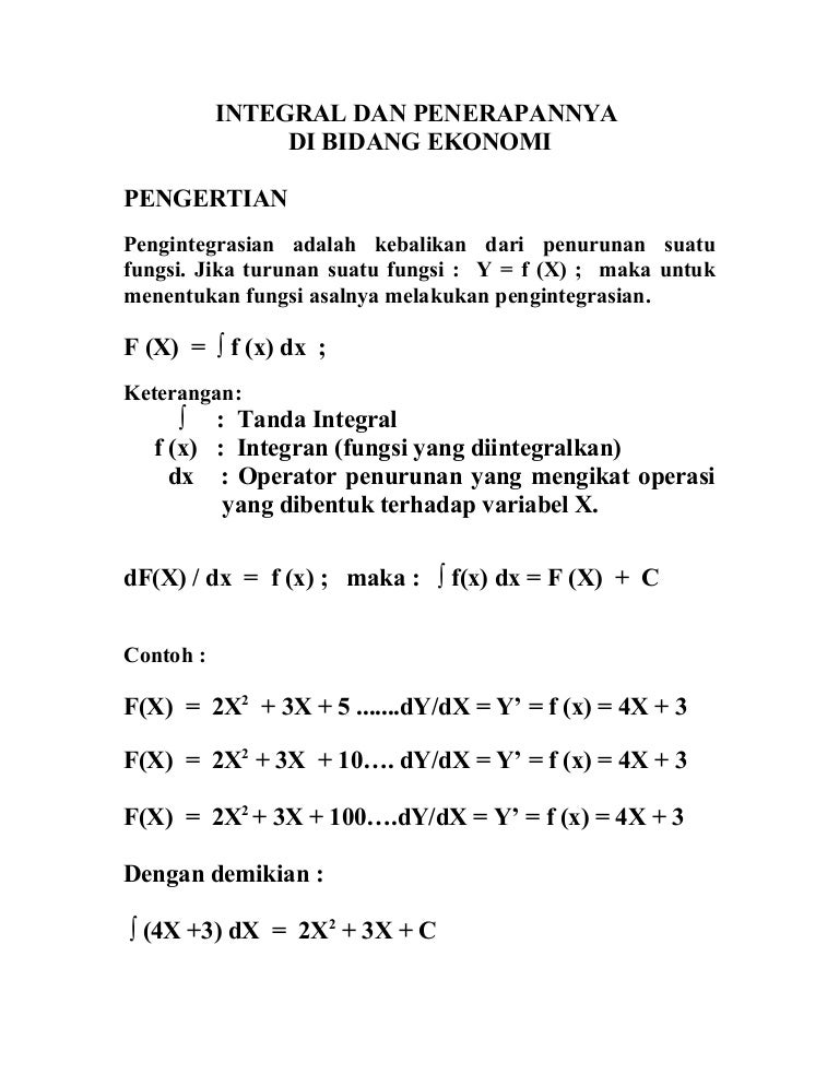 Integral 5 Mr Imam Awaludin Integral 5 Mr Imam Awaludin