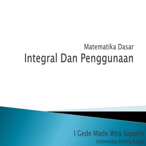 Integral dan penggunaan (update)