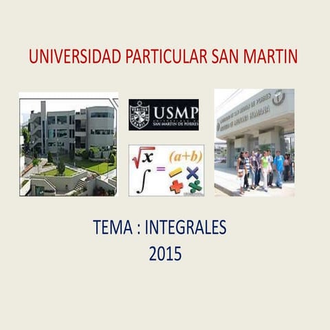Integrales 2015