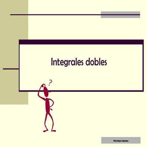 Integrales Dobles Y Triples