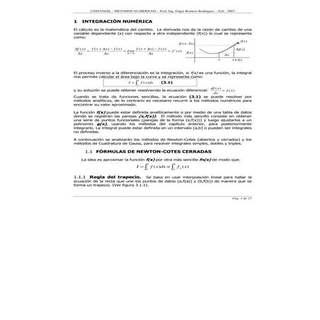 Integrales numericas