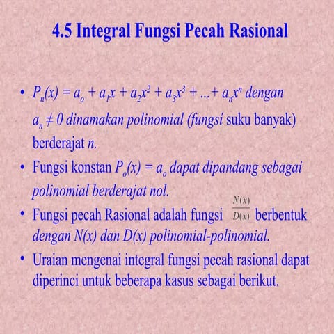 Integral Fungsi Rasional,,,,,,,,,,,,.ppt