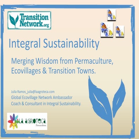 Integral sustainability to business